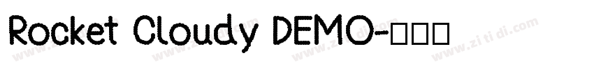 Rocket Cloudy DEMO字体转换